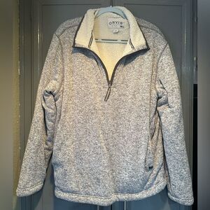Orvis Mens sherpa fleece jacket